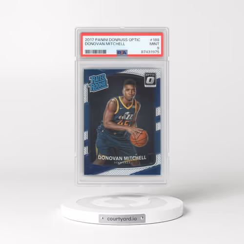 2017 Panini Donruss Optic #188 Donovan Mitchell (PSA 9 MINT)