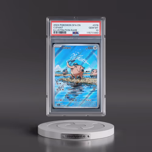 2024 Pokémon Sfa EN-Shrouded Fable #076 Cufant - Illustration Rare (PSA 10 GEM MINT)