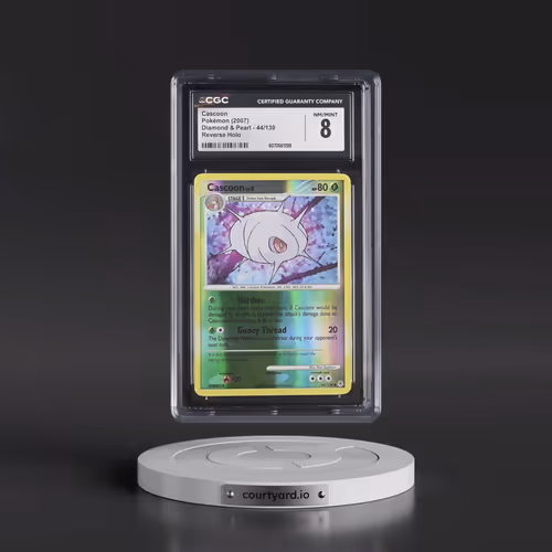 2007 Diamond & Pearl #44/130 Cascoon - Reverse Holo (CGC 8 NM-MT)