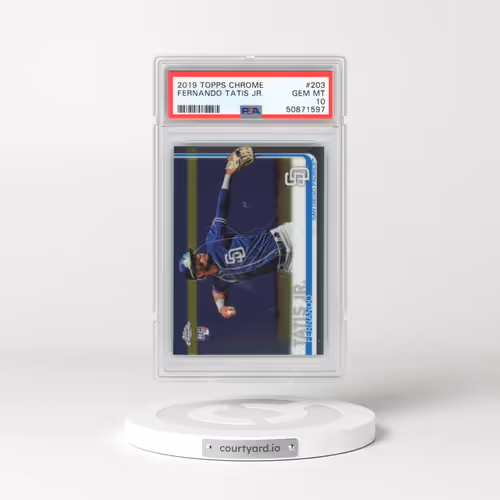 2019 Topps Chrome #203 Fernando Tatis Jr. (PSA 10 GEM MINT)