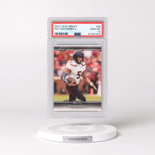 2017 Leaf Draft #56 Pat Mahomes II (PSA 10 GEM MINT)