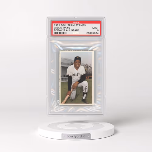 1971 Dell Today's Team Stamps Willie Mays - All Stars (PSA 9 MINT)