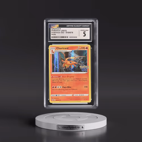 2022 Pokémon GO #010/078 Charizard - Holo (CGC 5 EX)