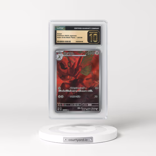 2023 Ruler of the Black Flame #116/108 Scizor - Art Rare (CGC 10 PRISTINE)