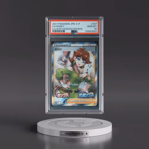 2021 Pokémon S Promo #157 Honey - Full Art Single Strike Master and Rapid Strike Master Booster Box