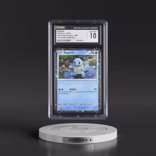 2023 Black Star Promos - Scarlet & Violet SVP EN #048 Squirtle - Cosmos Holo (CGC 10 GEM MINT)