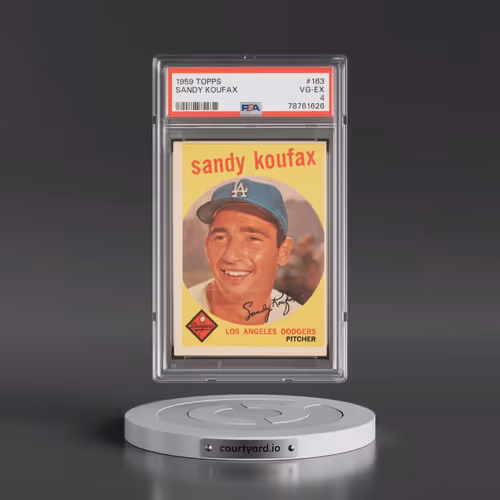 1959 Topps #163 Sandy Koufax (PSA 4 VG-EX)