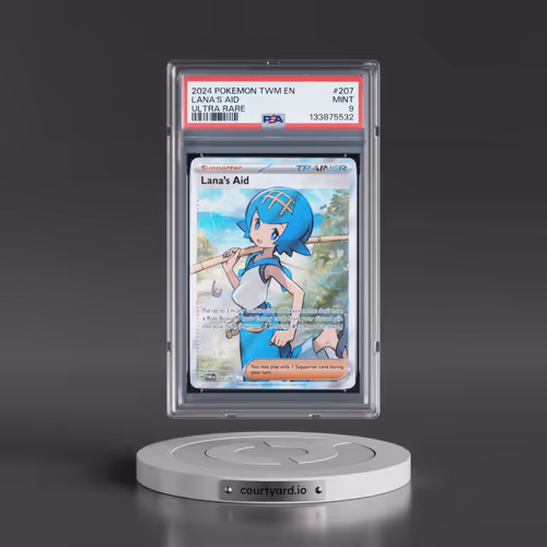2024 Pokémon Twm EN-Twilight Masquerade #207 Lana's Aid - Ultra Rare (PSA 9 MINT)