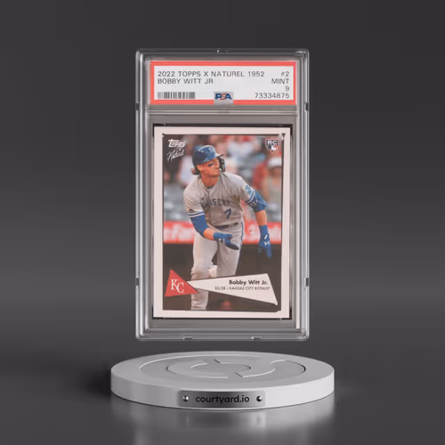 2022 Topps X Naturel 1952 #2 Bobby Witt Jr. (PSA 9 MINT)