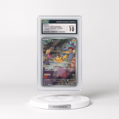 2023 Pokémon Card 151 #173/165 Pikachu - Art Rare (CGC 10 GEM MINT)