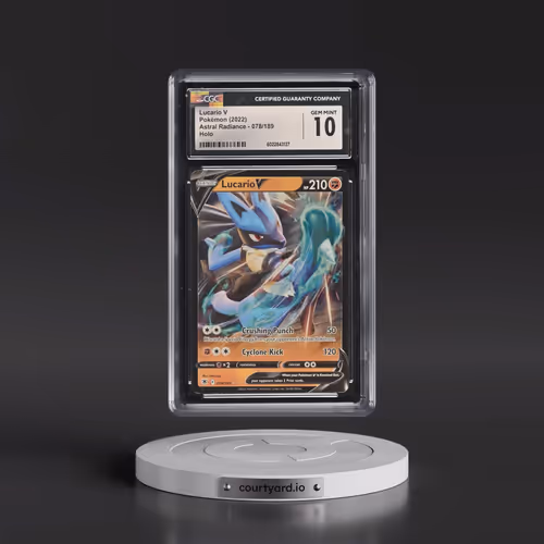 Astral Radiance #078/189 Lucario V - Holo (CGC 10 GEM MINT)