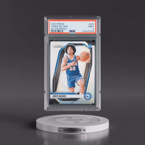 2024 Panini Prizm #222 Jared McCain - Silver Prizm (PSA 9 MINT)