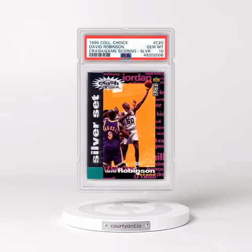 1995 Collector's Choice Crash the Game Scoring #C20 David Robinson - Silver (PSA 10 GEM MINT)