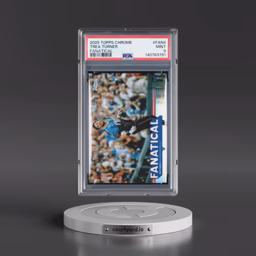 2025 Topps Chrome Fanatical #FAN4 Trea Turner (PSA 9 MINT)