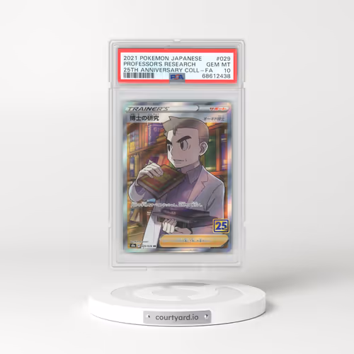 2021 Pokémon 25th Anniversary Collection #029 Professor's Research - Full Art (PSA 10 GEM MINT)