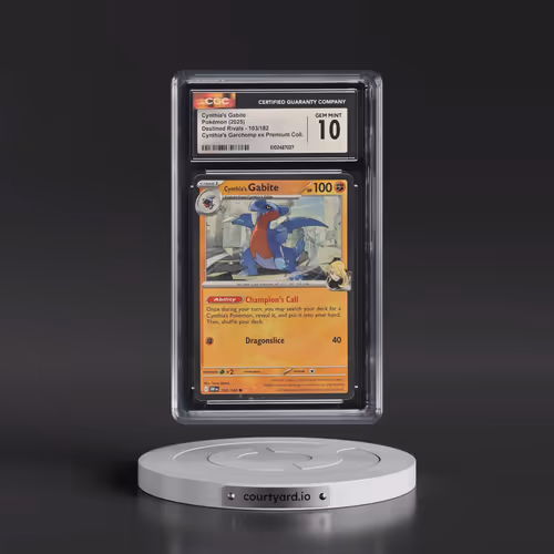 2025 Destined Rivals - DRI EN #103/182 Cynthia's Gabite - Cynthia's Garchomp ex Premium Collection (