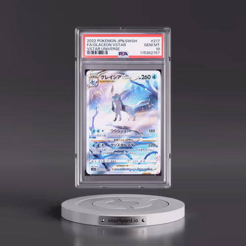 2022 Pokémon Sword & Shield Vstar Universe #217 Glaceon Vstar - Full Art (PSA 10 GEM MINT)