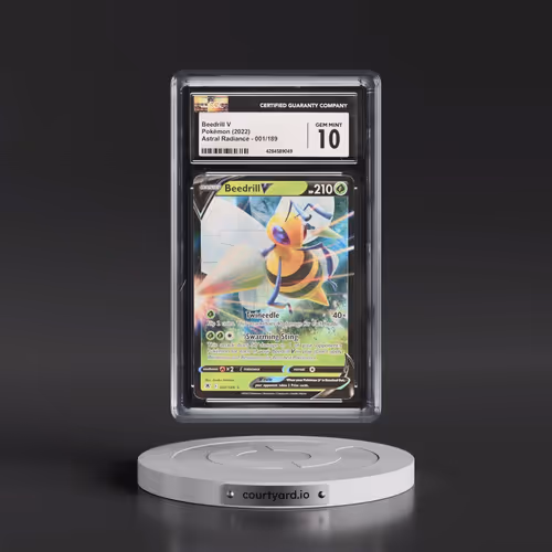 2022 Astral Radiance #001/189 Beedrill V - Holo (CGC 10 GEM MINT)