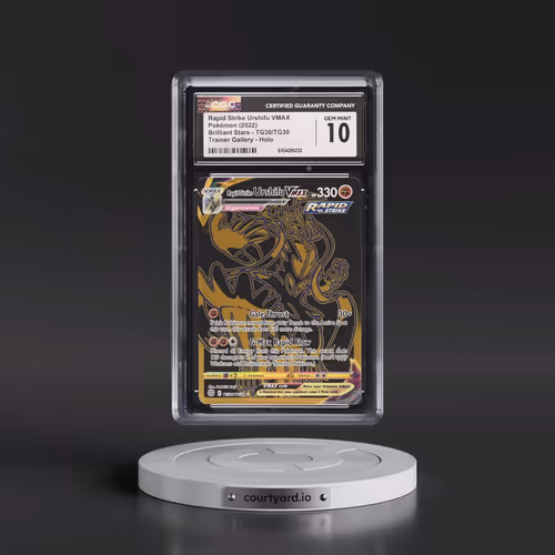 2022 Brilliant Stars #TG30/TG30 Rapid Strike Urshifu VMAX - Trainer Gallery Holo (CGC 10 GEM MINT)