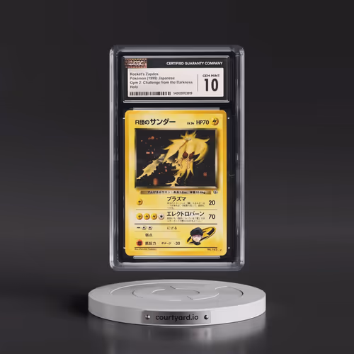 1999 Gym 2: Challenge from the Darkness Rocket's Zapdos - Holo (CGC 10 GEM MINT)