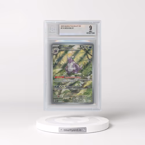 2023 Scarlet & Violet 151 - MEW EN #174 Nidoking - Illustration Rare Holo (BGS 9 MINT)
