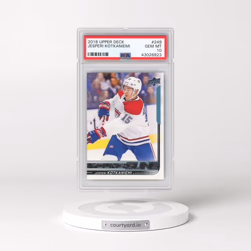 2018 Upper Deck #249 Jesperi Kotkaniemi (PSA 10 GEM MINT)