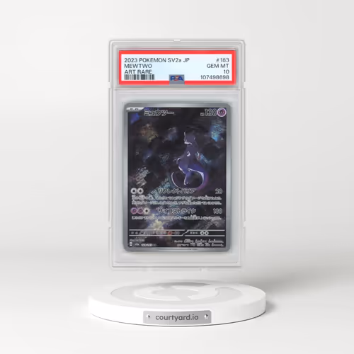 2023 Pokémon Sv2a-Pokemon 151 #183 Mewtwo - Art Rare (PSA 10 GEM MINT)