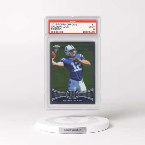 2012 Topps Chrome #1 Andrew Luck - Passing (PSA 9 MINT)