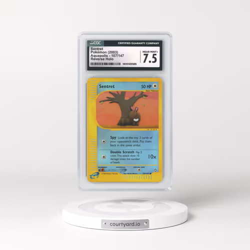 2003 Aquapolis #107 Sentret - Holo e-Card Symbol (CGC 7.5 NM+)