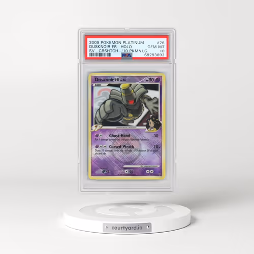 2009 Pokémon Platinum Supreme Victors #26 Dusknoir FB - Holo Crosshatch-2010 Pokemon League (PSA 10
