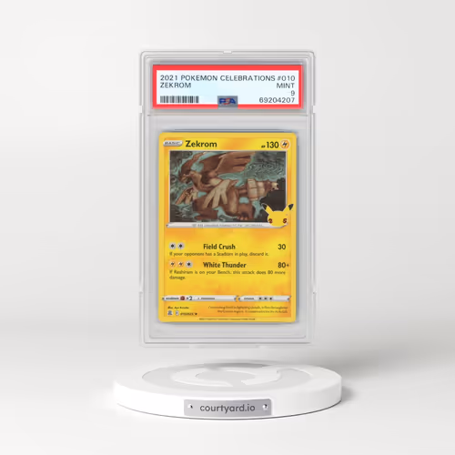 2021 Pokémon Celebrations #010 Zekrom (PSA 9 MINT)