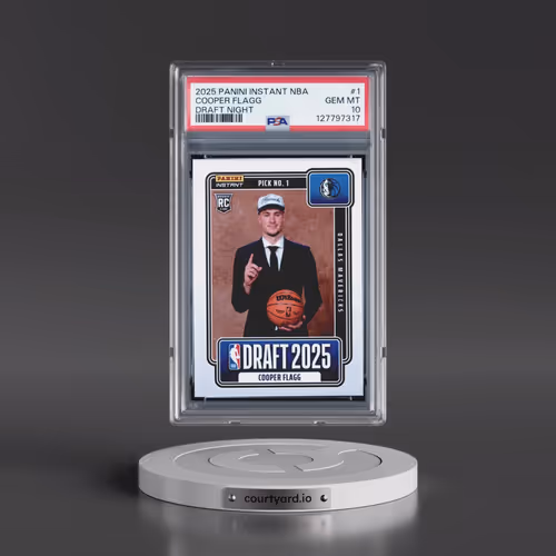 2025 Panini Instant NBA Draft Night #1 Cooper Flagg (PSA 10 GEM MINT)