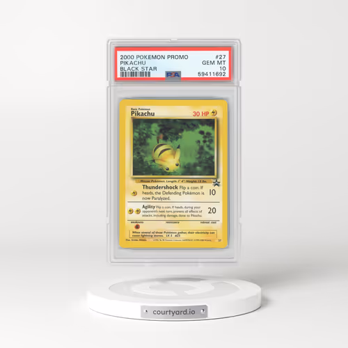 1999 Black Star Promos #27 Pikachu - The Power of One (PSA 10 GEM MINT)