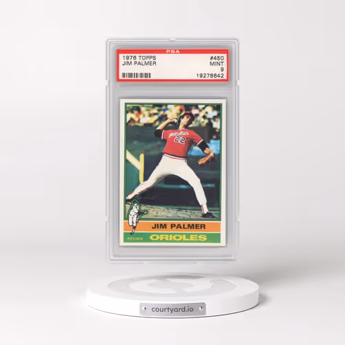 1976 Topps #450 Jim Palmer (PSA 9 MINT)