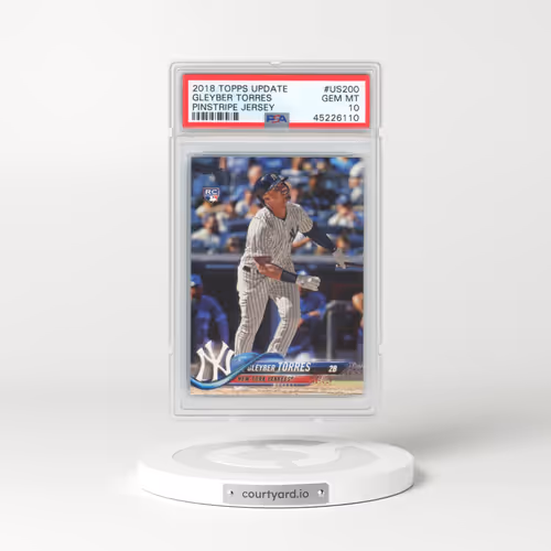 2018 Topps Update #US200 Gleyber Torres - Pinstripe Jersey (PSA 10 GEM MINT)