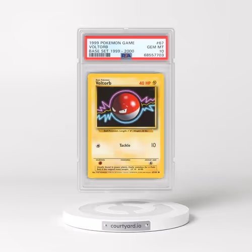 1999 Pokémon Game #67 Voltorb - Base Set 1999-2000 (PSA 10 GEM MINT)