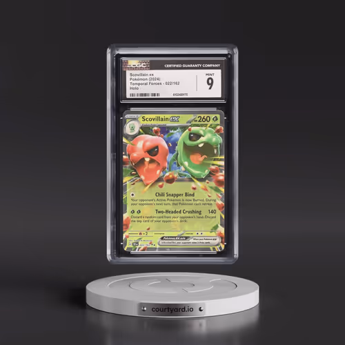 2023 Temporal Forces - TEF EN #022/162 Scovillain ex - Holo (CGC 9 MINT)