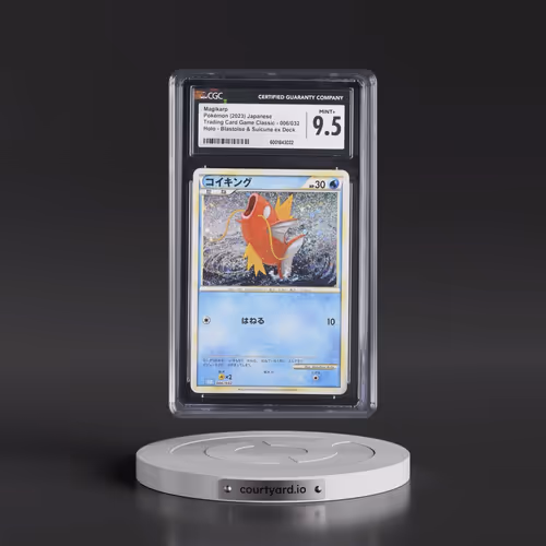 2023 Pokémon Clk-Trading Card Game Classic Blastoise & Suicune EX Deck #006 Magikarp (CGC 9.5 MINT+)