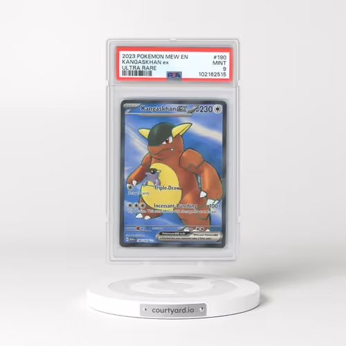 2023 Pokémon Mew EN-151 #190 Kangaskhan EX - Holo Ultra Rare (PSA 9 MINT)
