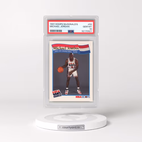 1991 Hoops McDonald's #55 Michael Jordan (PSA 10 GEM MINT)