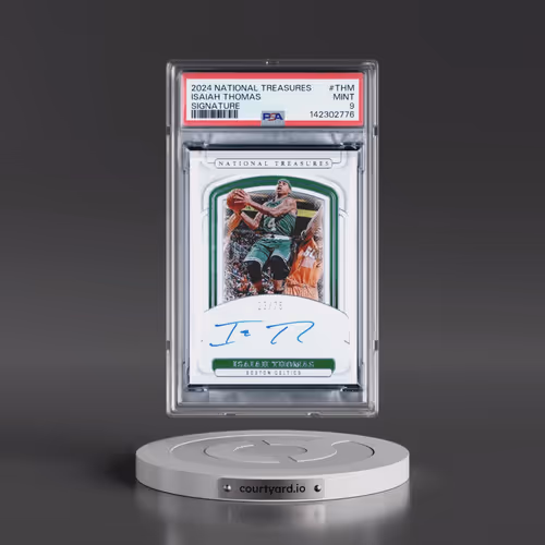 2024 Panini National Treasures Signatures #THM Isaiah Thomas (PSA 9 MINT)