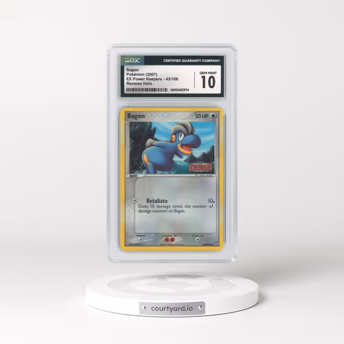 2007 EX Power Keepers #43 Bagon - Holo (CGC 10 GEM MINT)