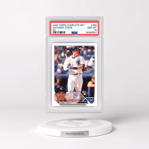 2023 Topps Complete Set #460 Anthony Volpe - SP (PSA 10 GEM MINT)