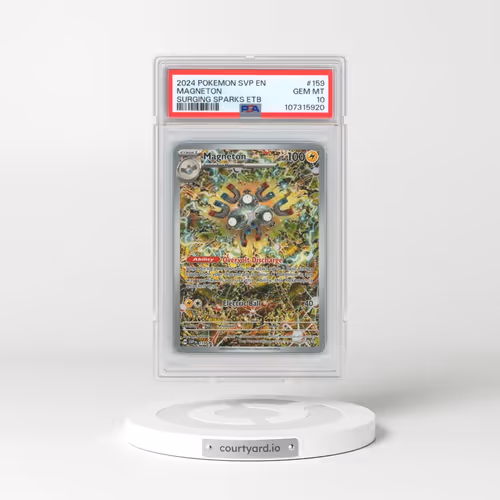 2024 Pokémon Svp EN-SV Black Star Promo #159 Magneton - Surging Sparks Elite Trainer Box (PSA 10 GEM MINT)