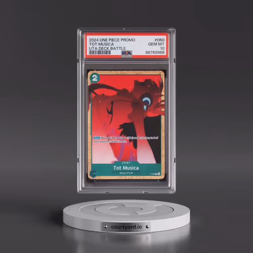 2024 One Piece Promos #060 Tot Musica - Uta Deck Battle (PSA 10 GEM MINT)
