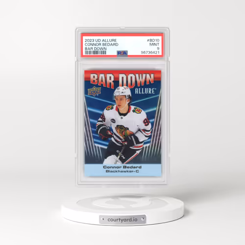 2023 Upper Deck Allure Bar Down #BD10 Connor Bedard (PSA 9 MINT)