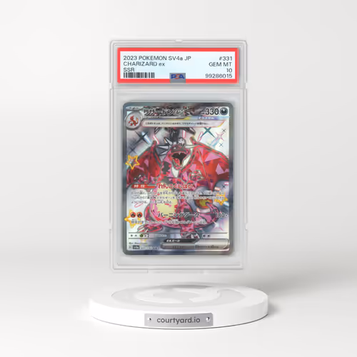 2023 Pokémon Sv4a-Shiny Treasure EX #331 Charizard EX - Holo Ssr (PSA 10 GEM MINT)