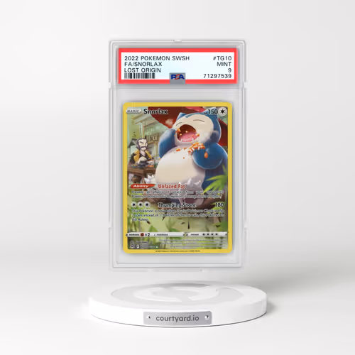 2022 Lost Origin #10 Snorlax - Full Art Holo (PSA 9 MINT)