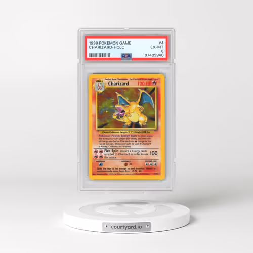 1999 Pokémon Game #4 Charizard - Holo (PSA 6 EX-MT)