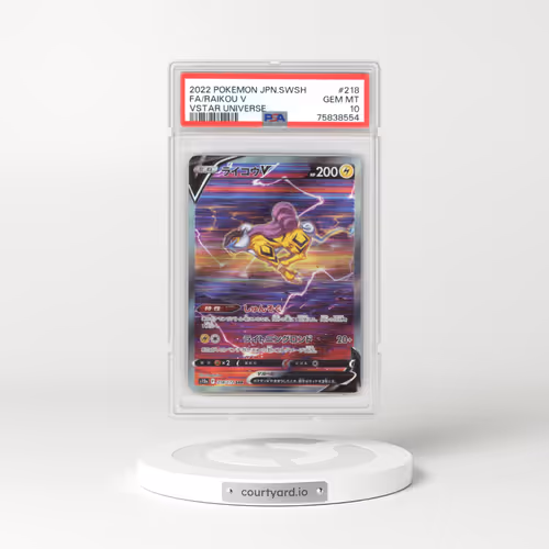 2022 VSTAR Universe #218 Raikou V - Holo Special Art Rare (PSA 10 GEM MINT)